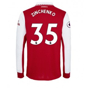 Arsenal Oleksandr Zinchenko #35 Hemmatröja 2022-23 Långa ärmar